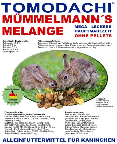 Kaninchenfutter pelletfrei